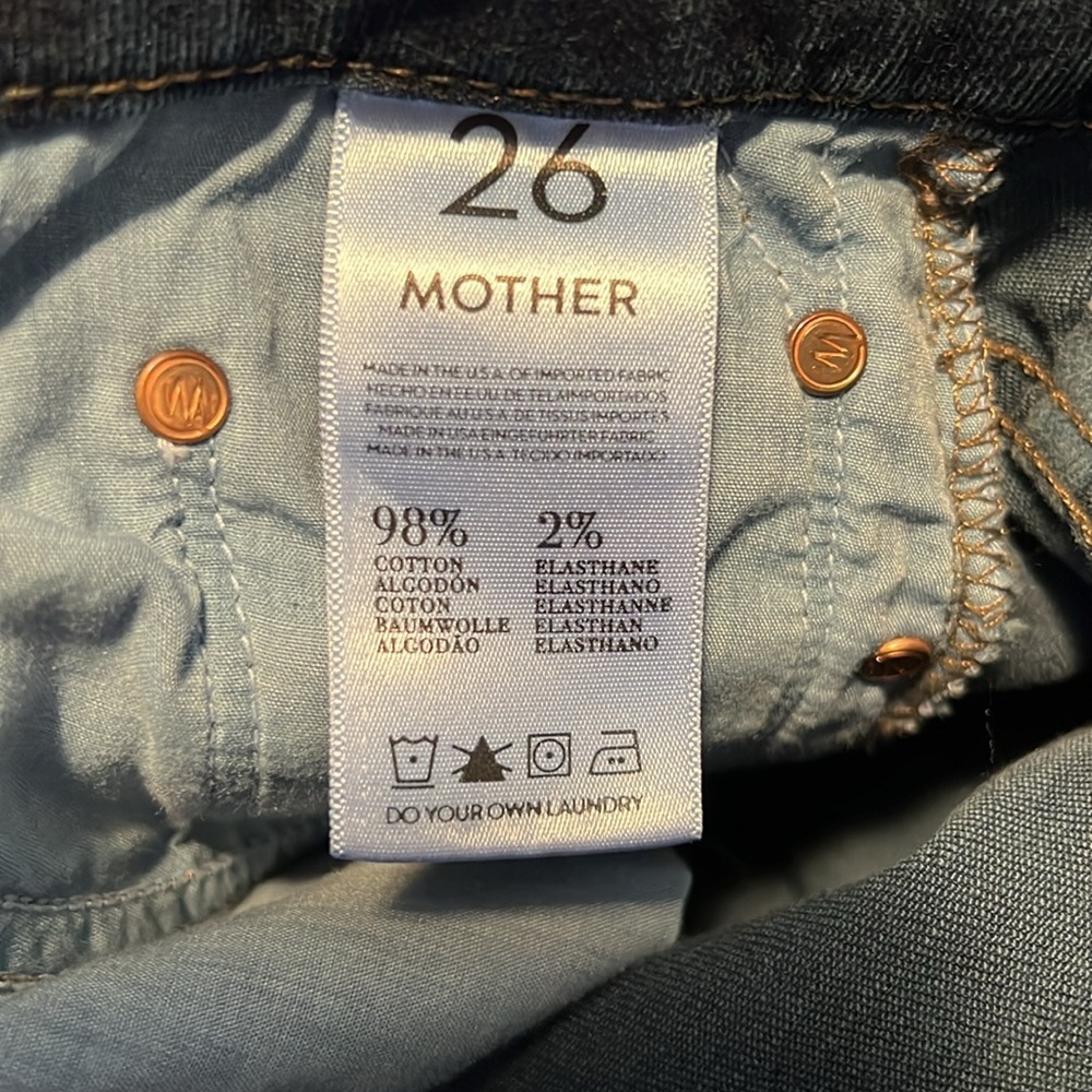 Mother High Waisted Looker The Misty Hour Size 26 - Picture 14 of 15
